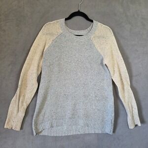 Olivia Sky Speckled Colorblock Sweater Women's‎ Size Medium Casual Cozy Knit